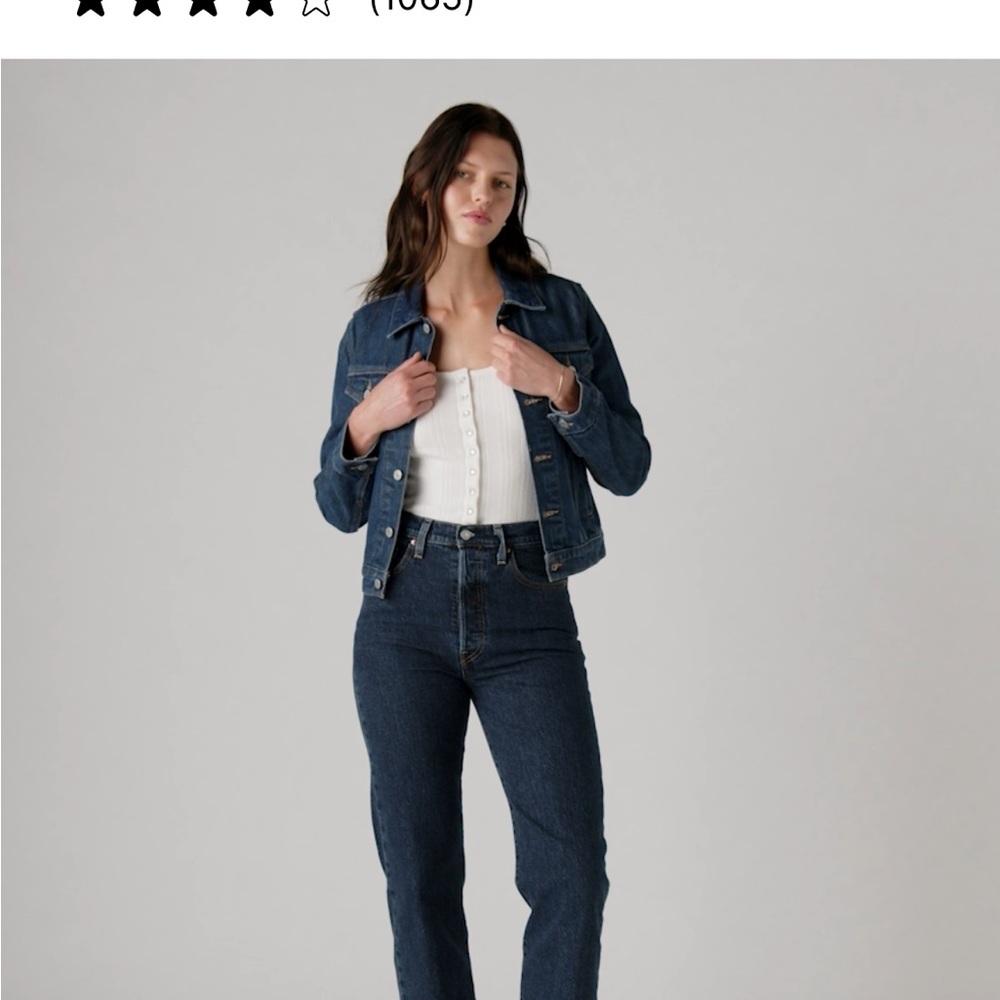 Levi's Blue Straight Leg Jeans Timeless Fit